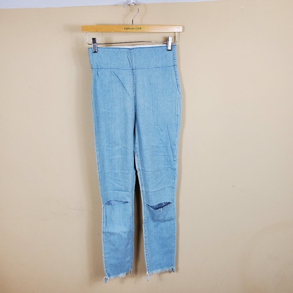 Show Me Your Mumu Soho Skinnies in Light Wash Size XS